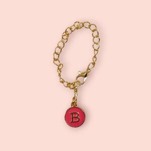 Stanley cup/mug letter "B" handle charm accessory